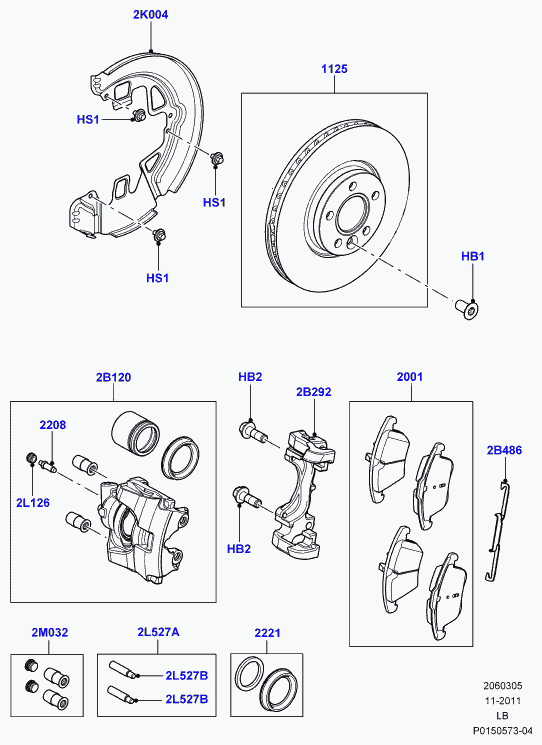 Volvo LR004936 - Jarrupala, levyjarru inparts.fi