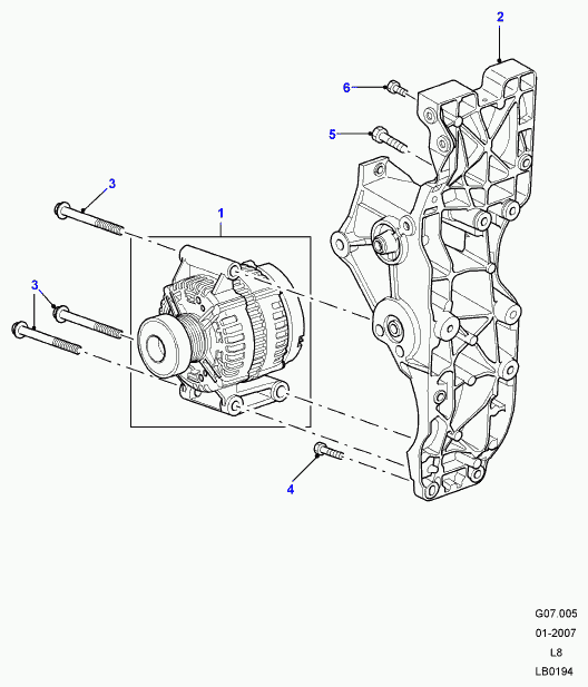 TOYOTA YLE500310 - Hihnapyörä, laturi inparts.fi