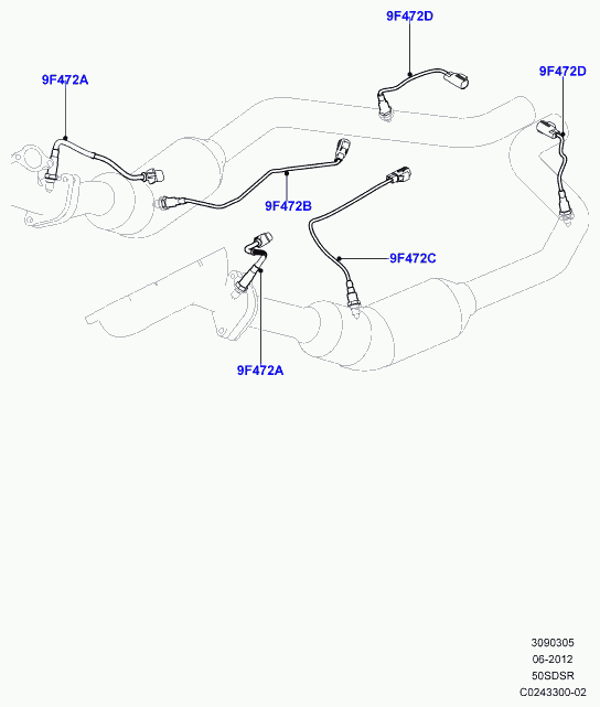 Rover LR035750 - Lambdatunnistin inparts.fi