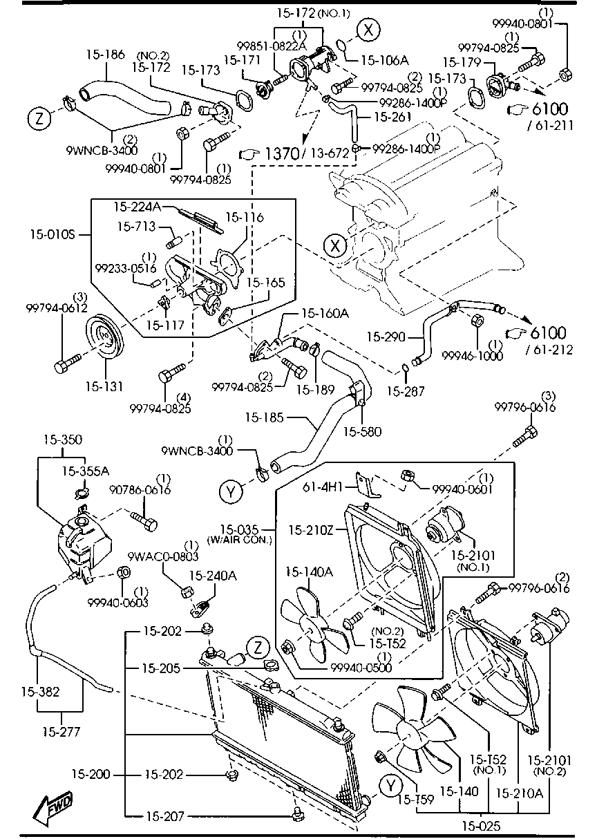 KIA BP6F-15-171A - Termostaatti, jäähdytysneste inparts.fi