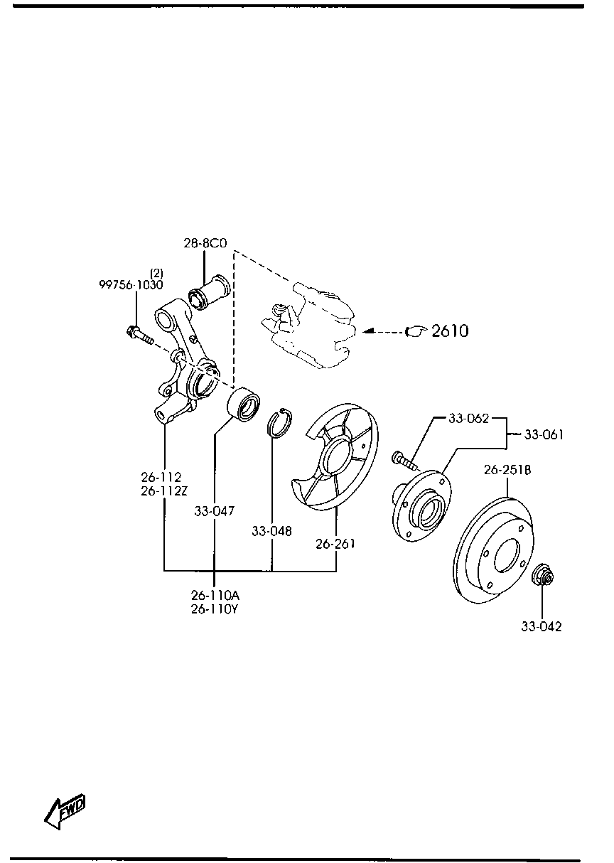 FORD B455-33-047D - Pyöränlaakerisarja inparts.fi