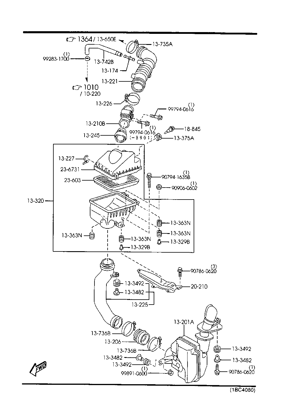 Opel B 595-13Z40 - Ilmansuodatin inparts.fi