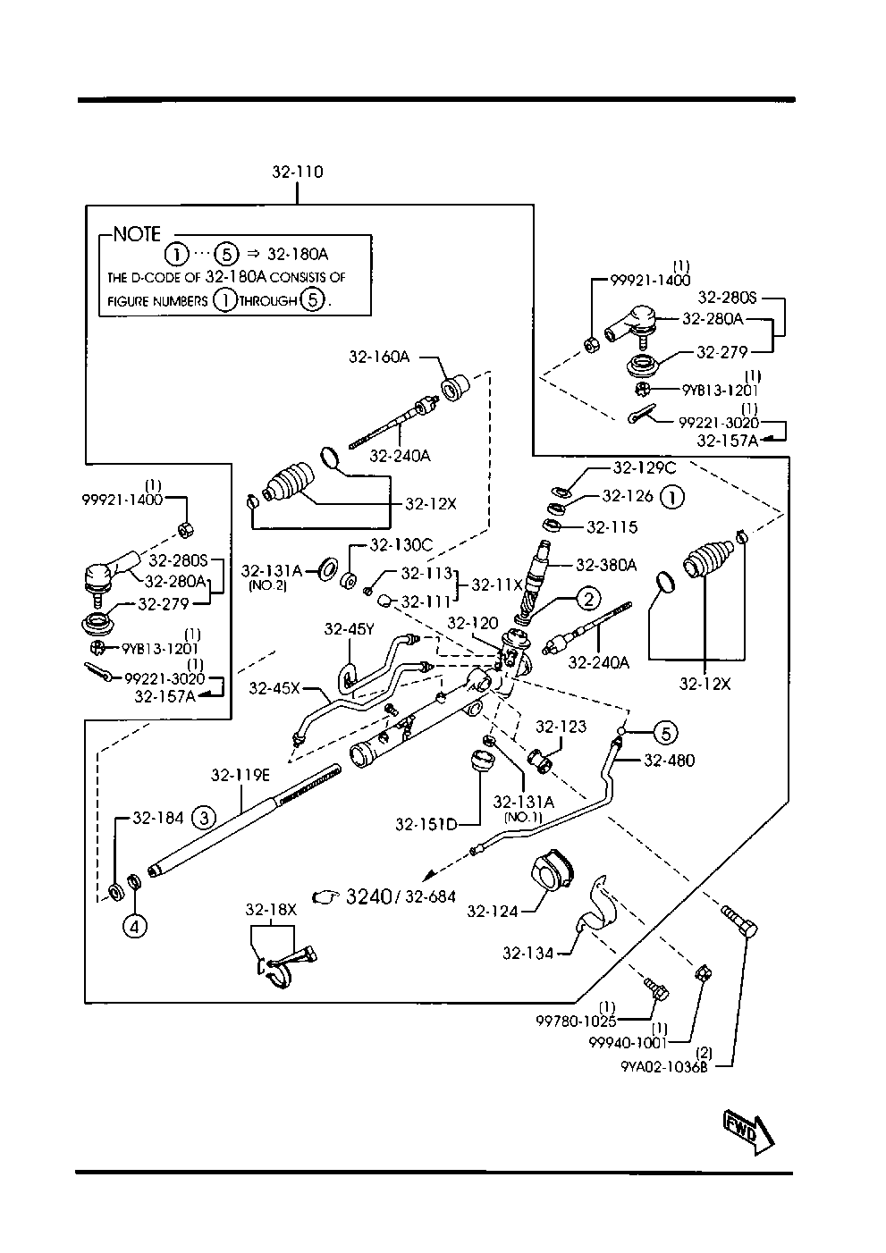 FORD GA2A-32-280A - Raidetangon pää inparts.fi