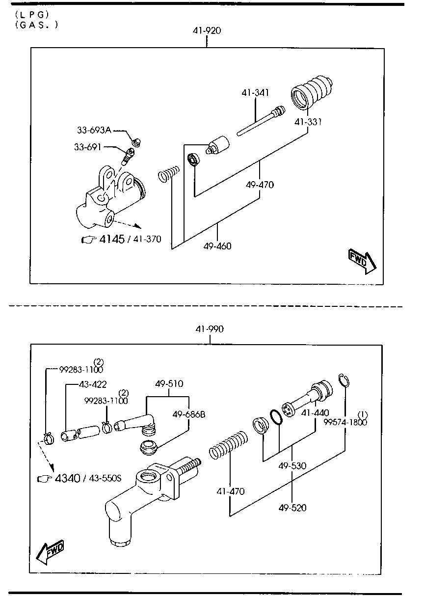 TOYOTA GA2A-41-920A - Työsylinteri, kytkin inparts.fi