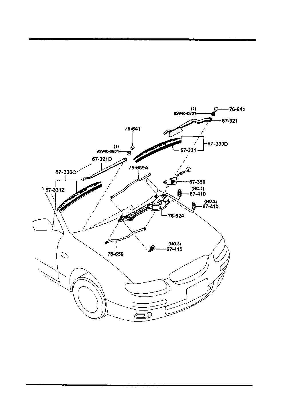 MAZDA TA02-67-330A - Pyyhkijänsulka inparts.fi