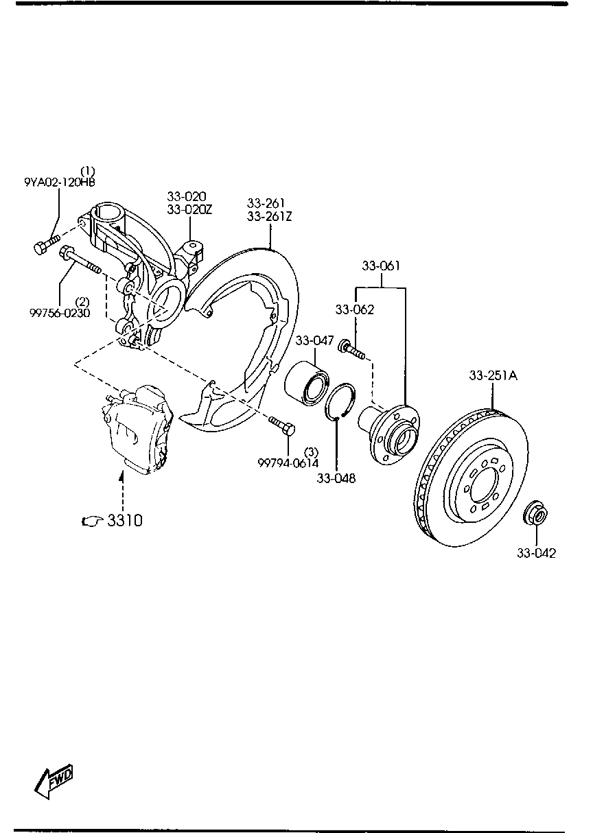 MAZDA C24Y-33-25XB - Jarrulevy inparts.fi