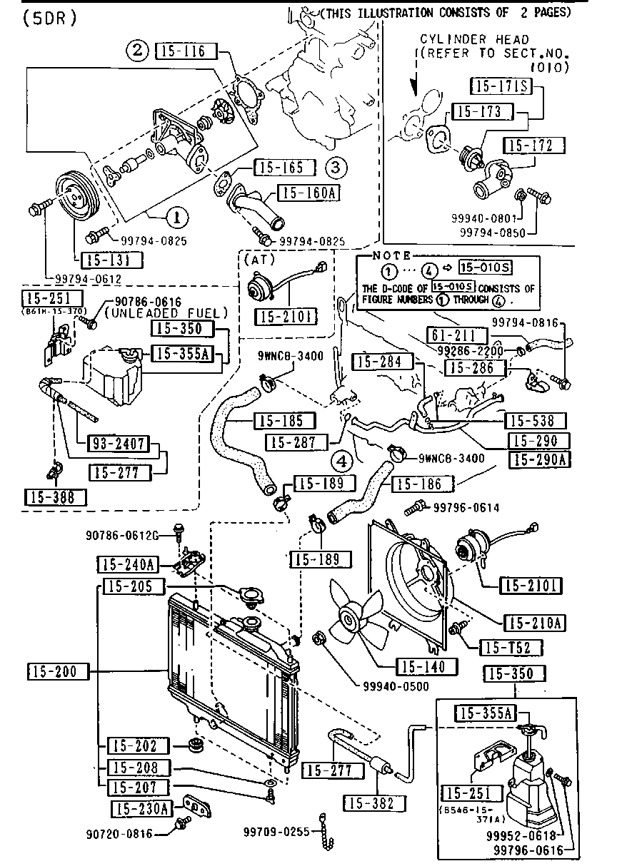 MAZDA B621-15-116A - Vesipumppu inparts.fi