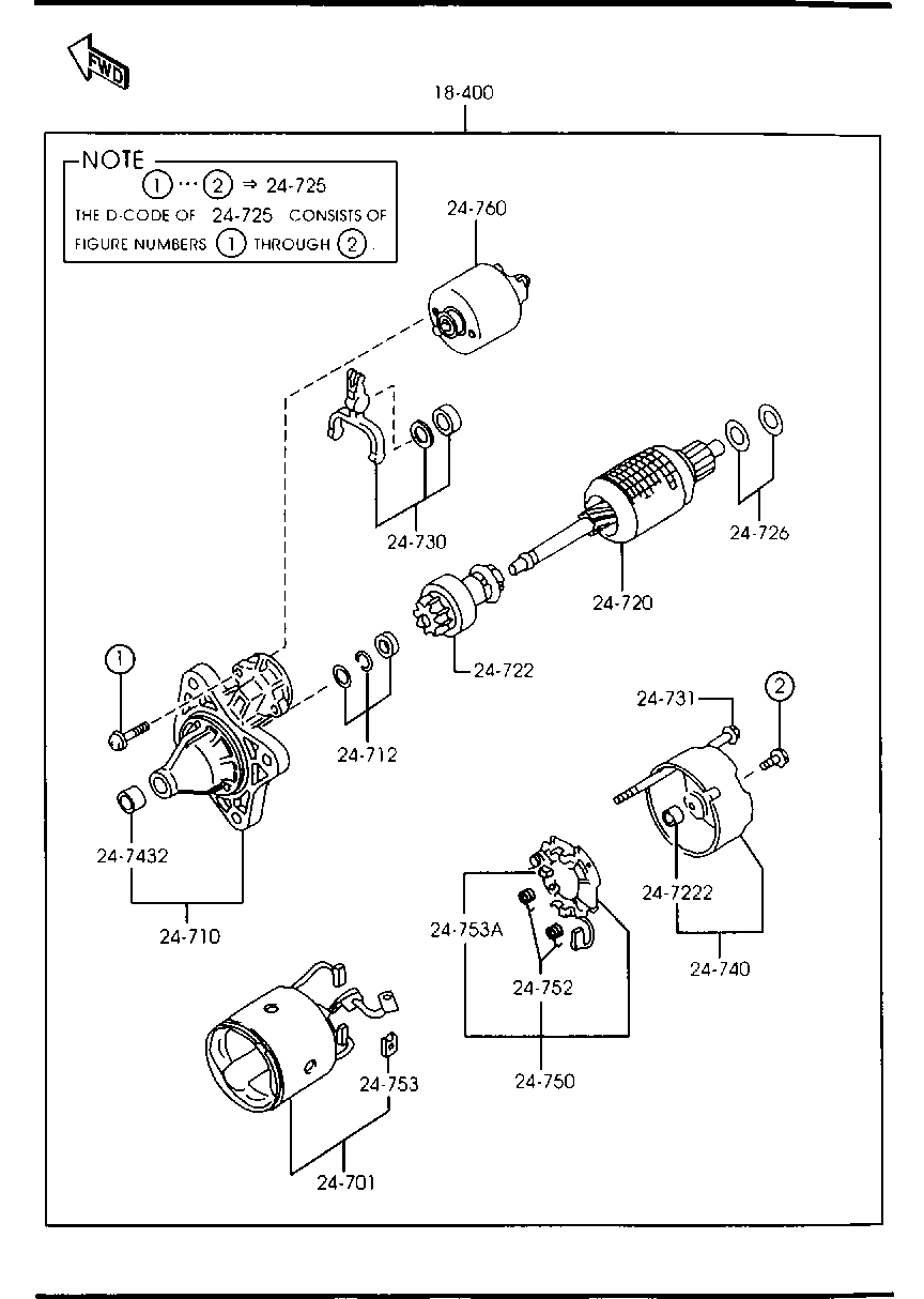 MAZDA B630-18-X70 - Hiilipidike inparts.fi