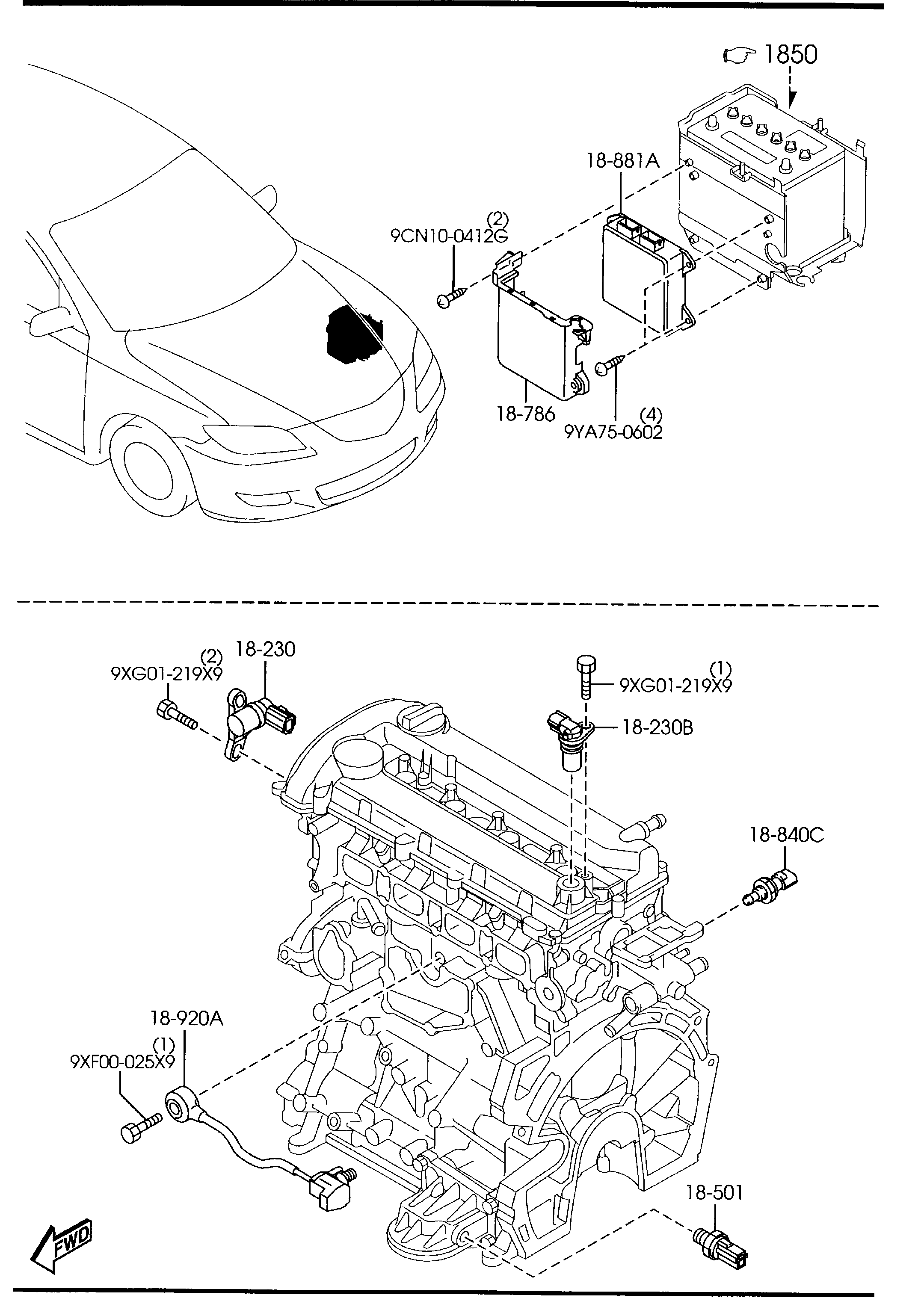 MAZDA LF66-18-861B - Lambdatunnistin inparts.fi