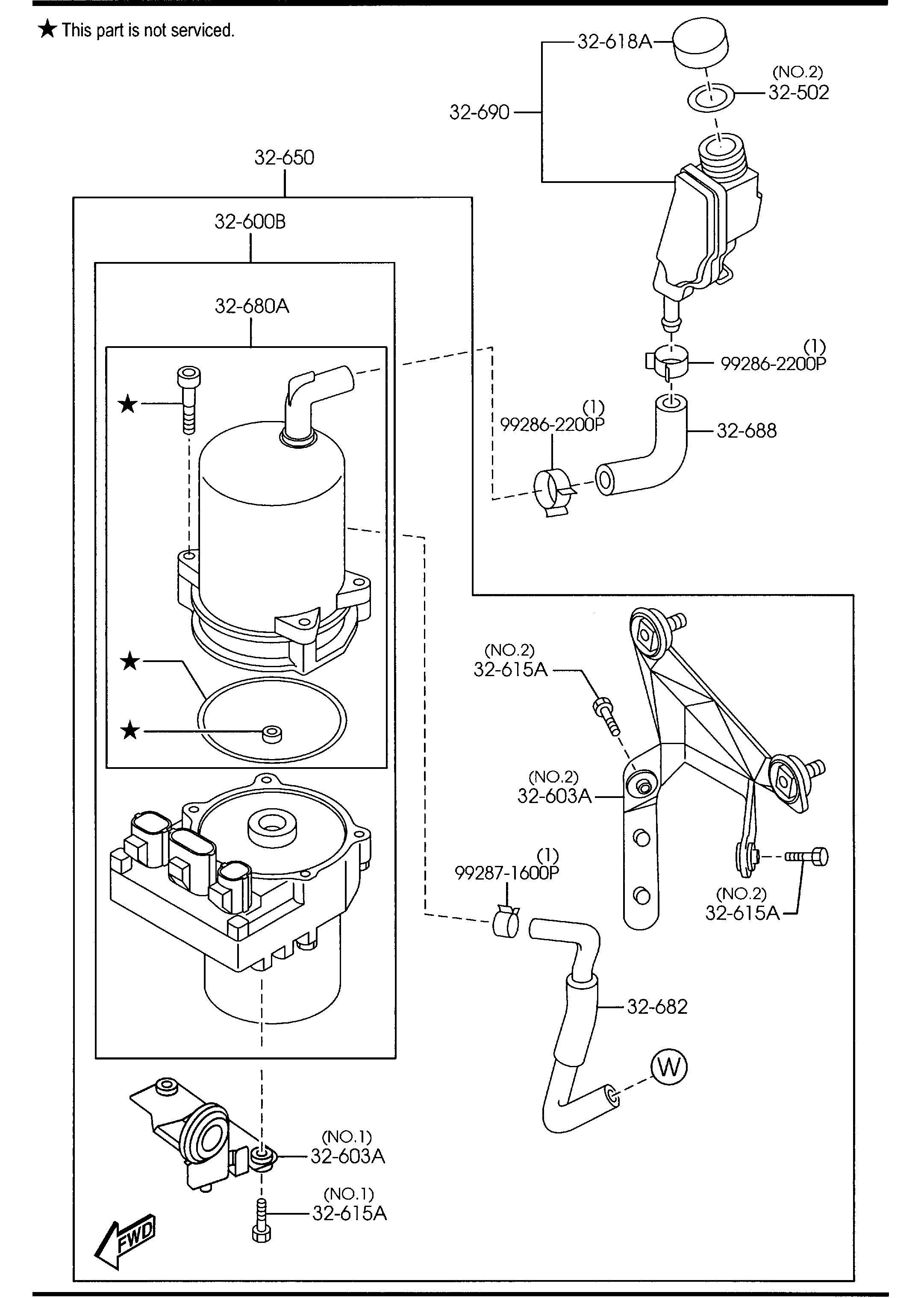 MAZDA 9090-10-802 - NUT,FLANGE inparts.fi