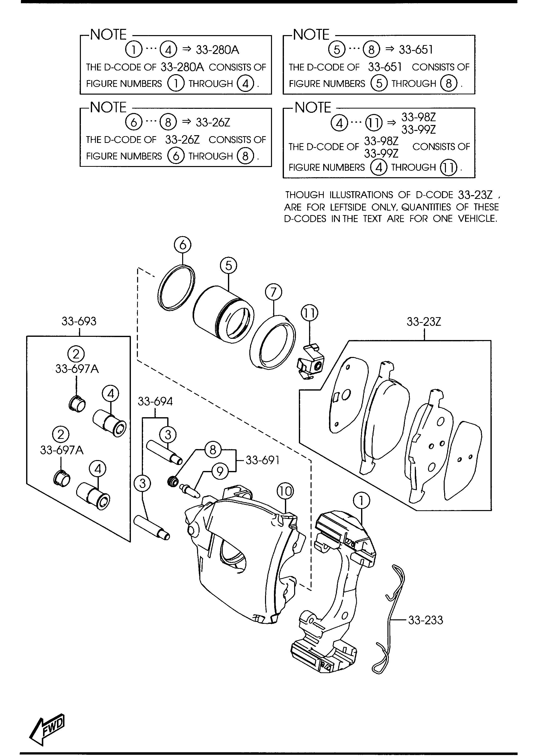 MAZDA B3YH-33-23ZA - Jarrupala, levyjarru inparts.fi