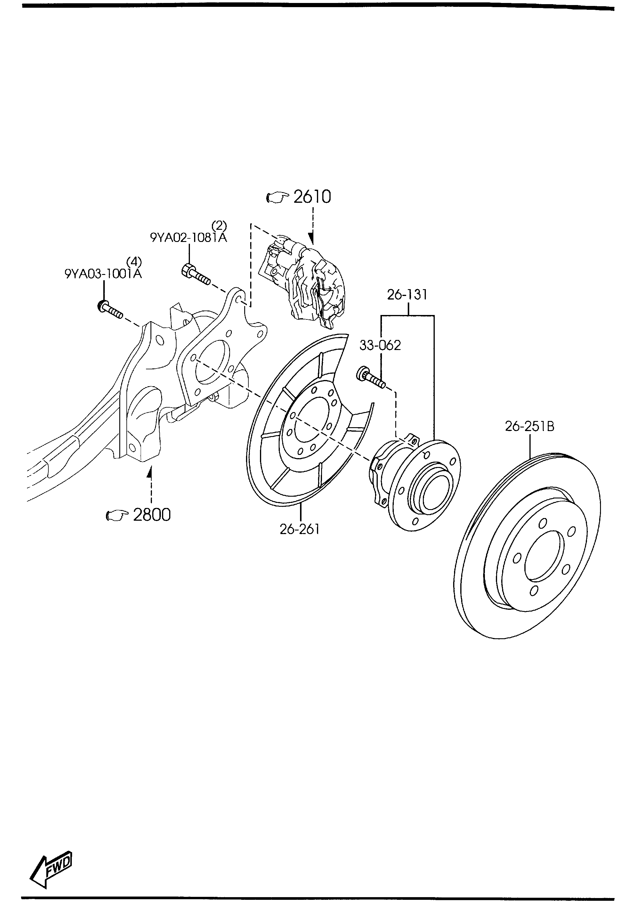 MAZDA BN8B-26-15XC - Pyöränlaakerisarja inparts.fi