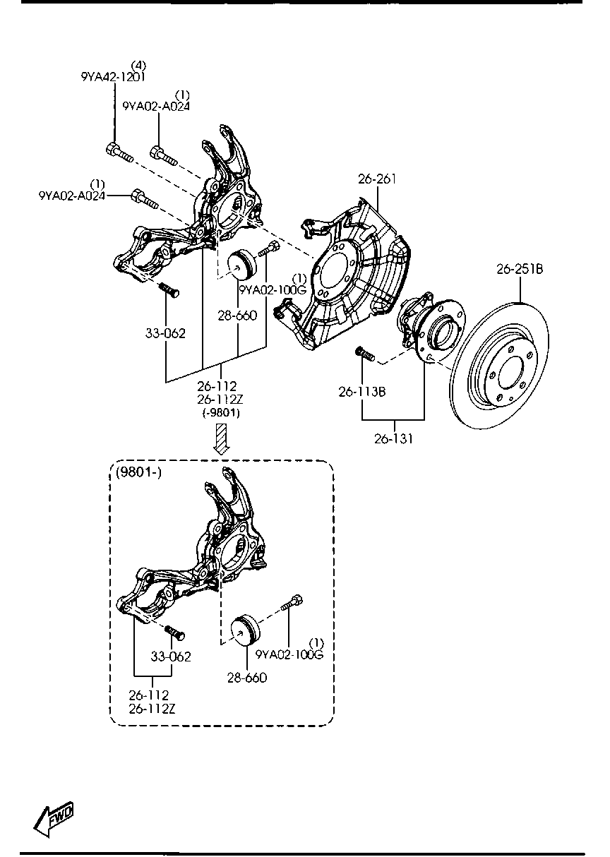 MAZDA N123-26-251A - Jarrulevy inparts.fi