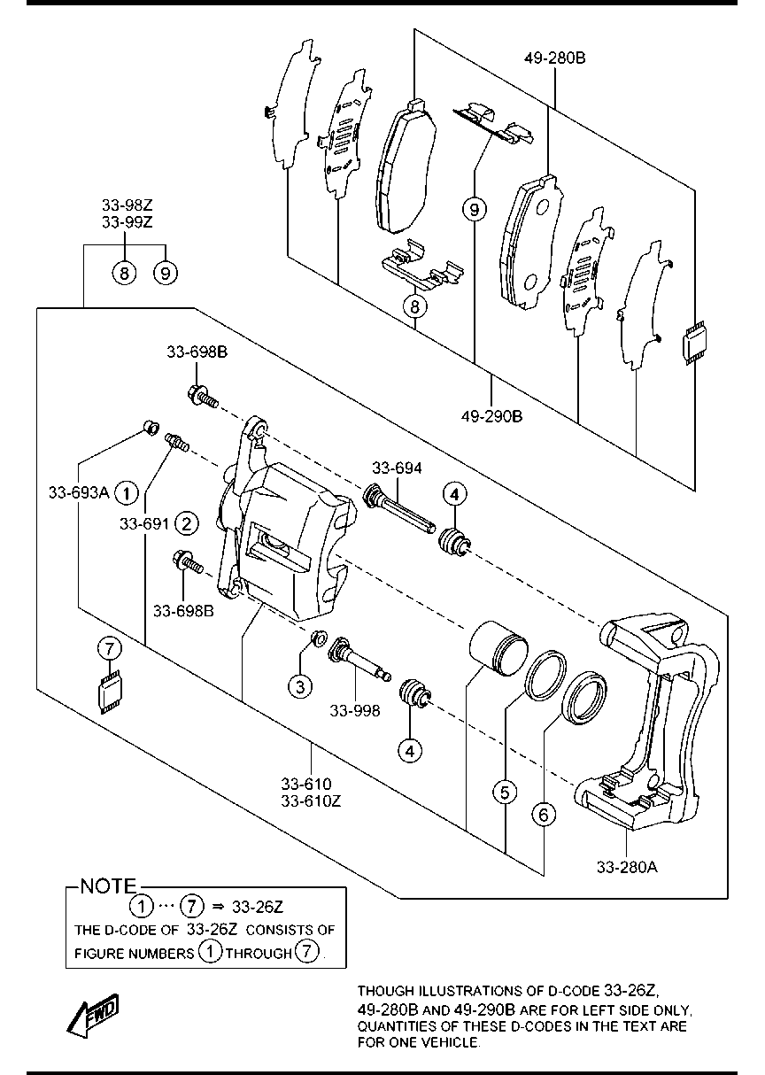 MAZDA K0Y1-33-99Z - Jarrusatula inparts.fi