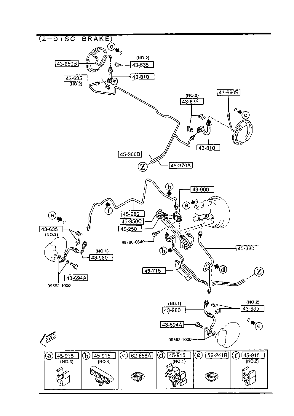 FORD B455-43-980A - Jarruletku inparts.fi