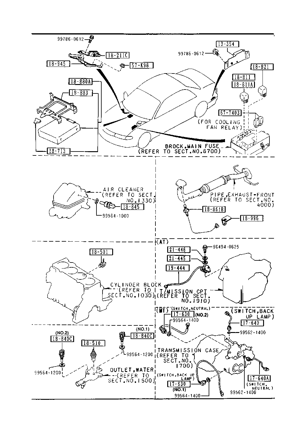 MAZDA JE50-18-861 - Lambdatunnistin inparts.fi