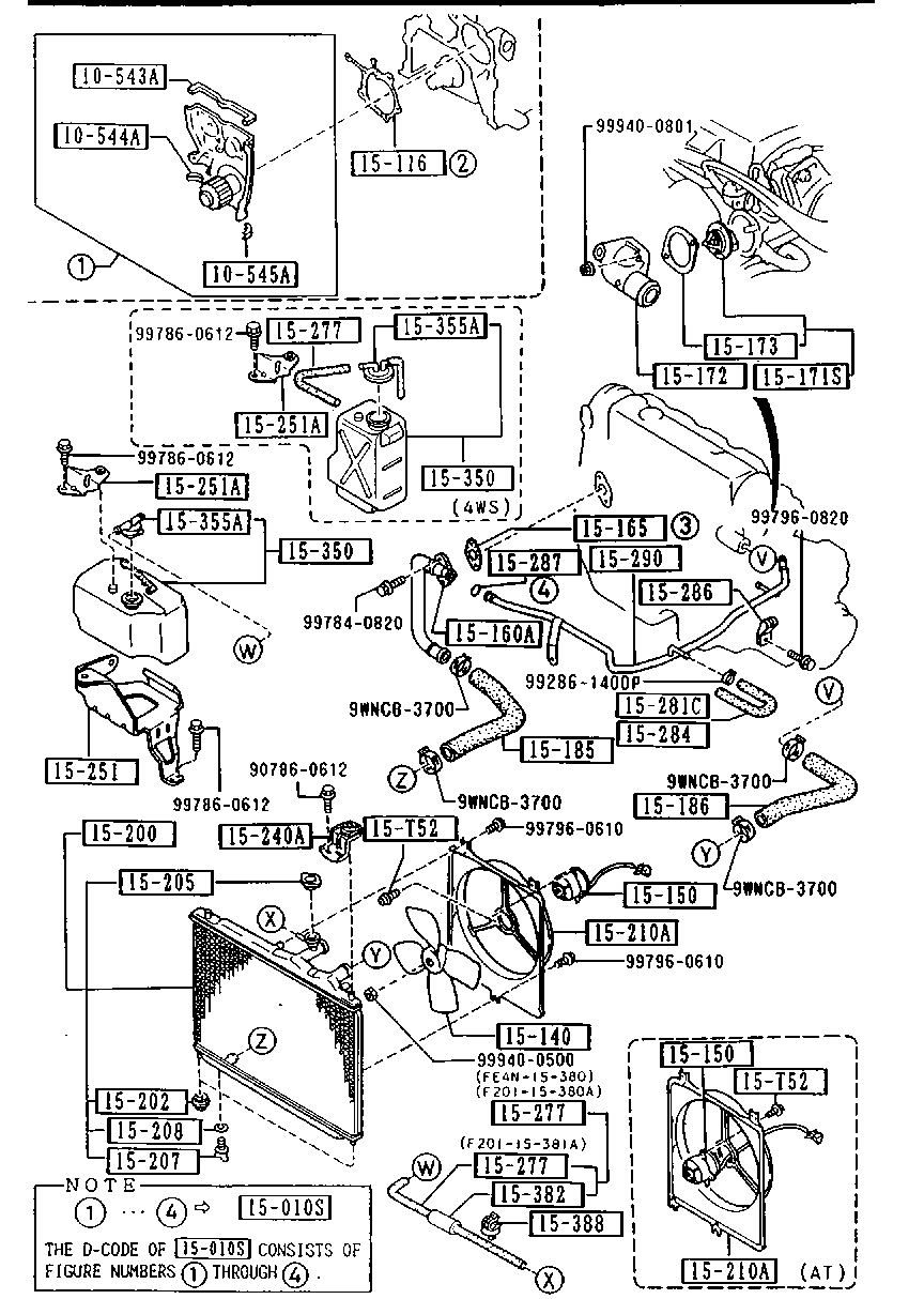 Mitsubishi 8AG4-15-171 - Termostaatti, jäähdytysneste inparts.fi