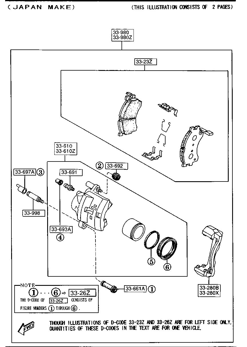 MAZDA GAYR-33-23ZA - Jarrupala, levyjarru inparts.fi