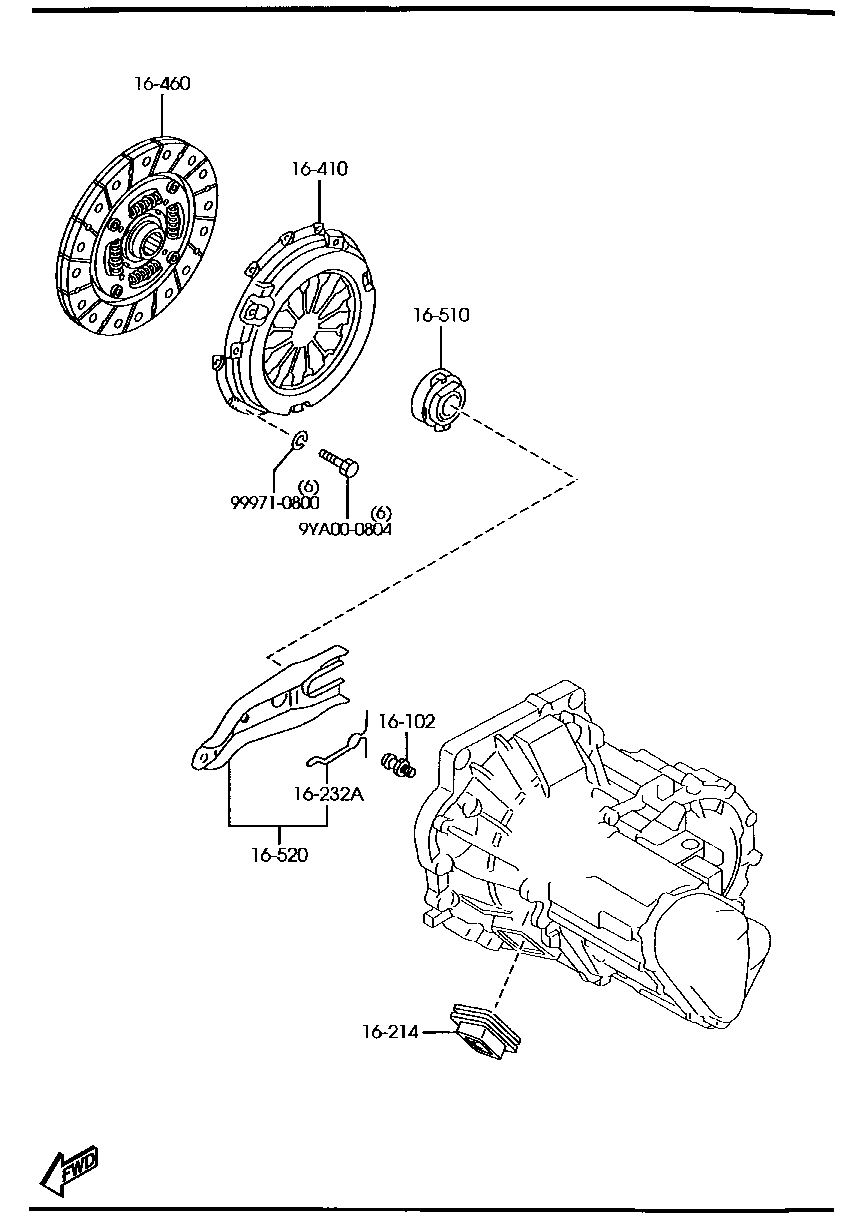 MAZDA ZJ01-16-410 - Kytkimen painelevy inparts.fi