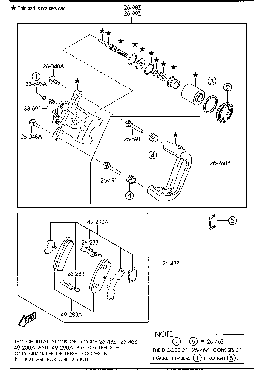 Suzuki F1Y1-26-43Z - Jarrupala, levyjarru inparts.fi