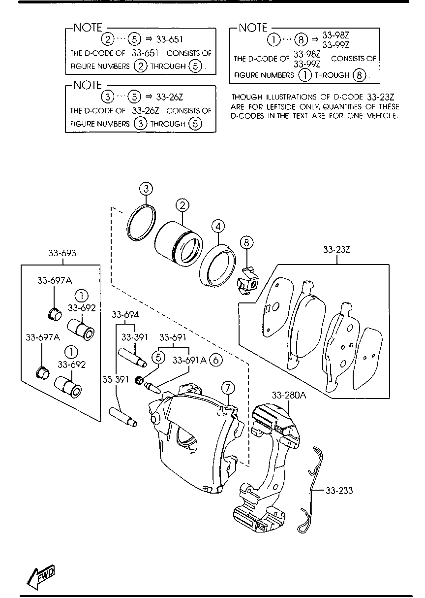 FORD C2Y3-33-23ZA - Jarrupala, levyjarru inparts.fi