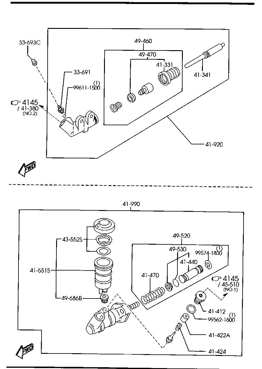 MAZDA UC86-41-400A - Pääsylinteri, kytkin inparts.fi