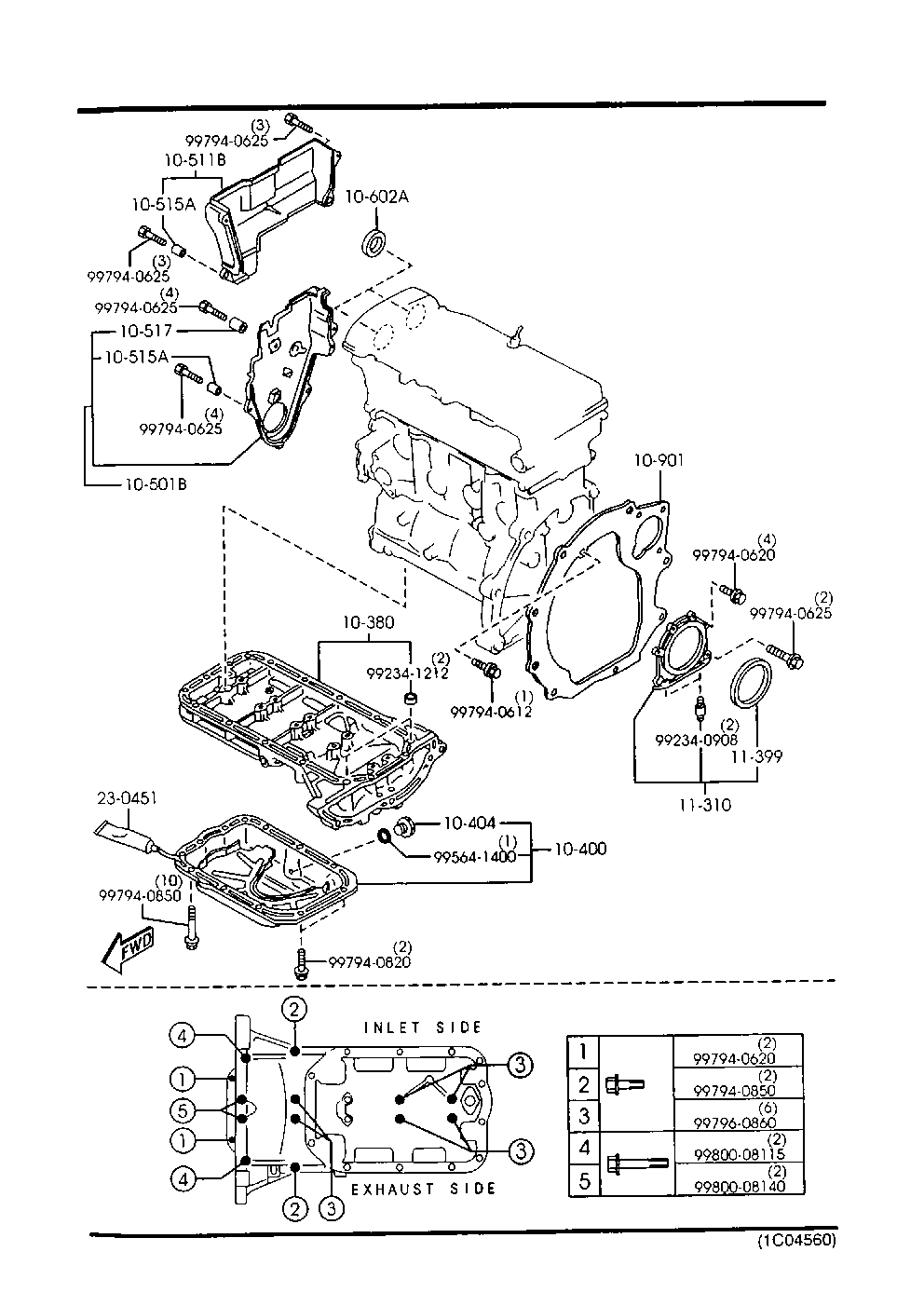 FORD FS05-10-602A - Akselitiiviste, kampiakseli inparts.fi