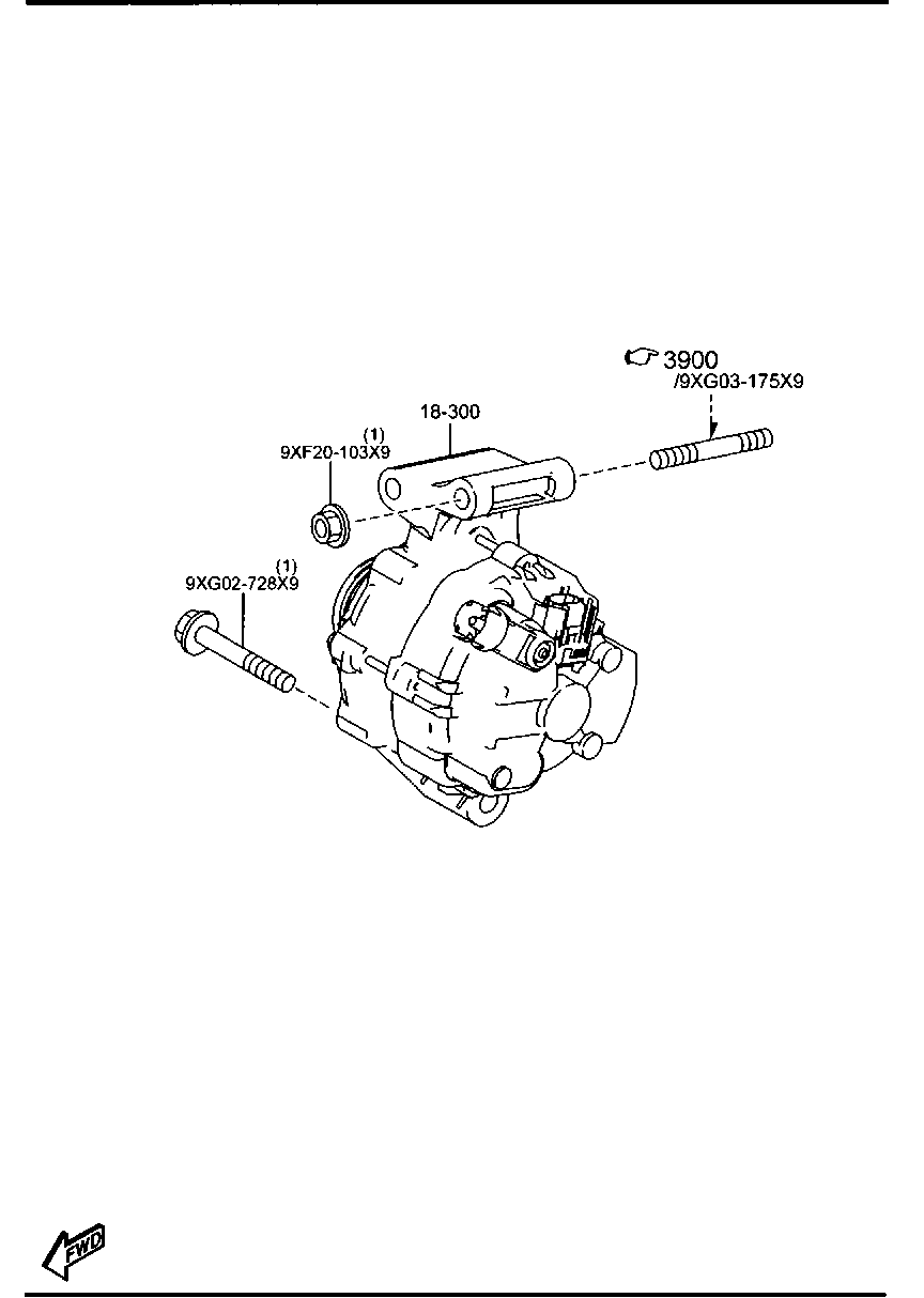 MAZDA C201-18-300 - Laturi inparts.fi