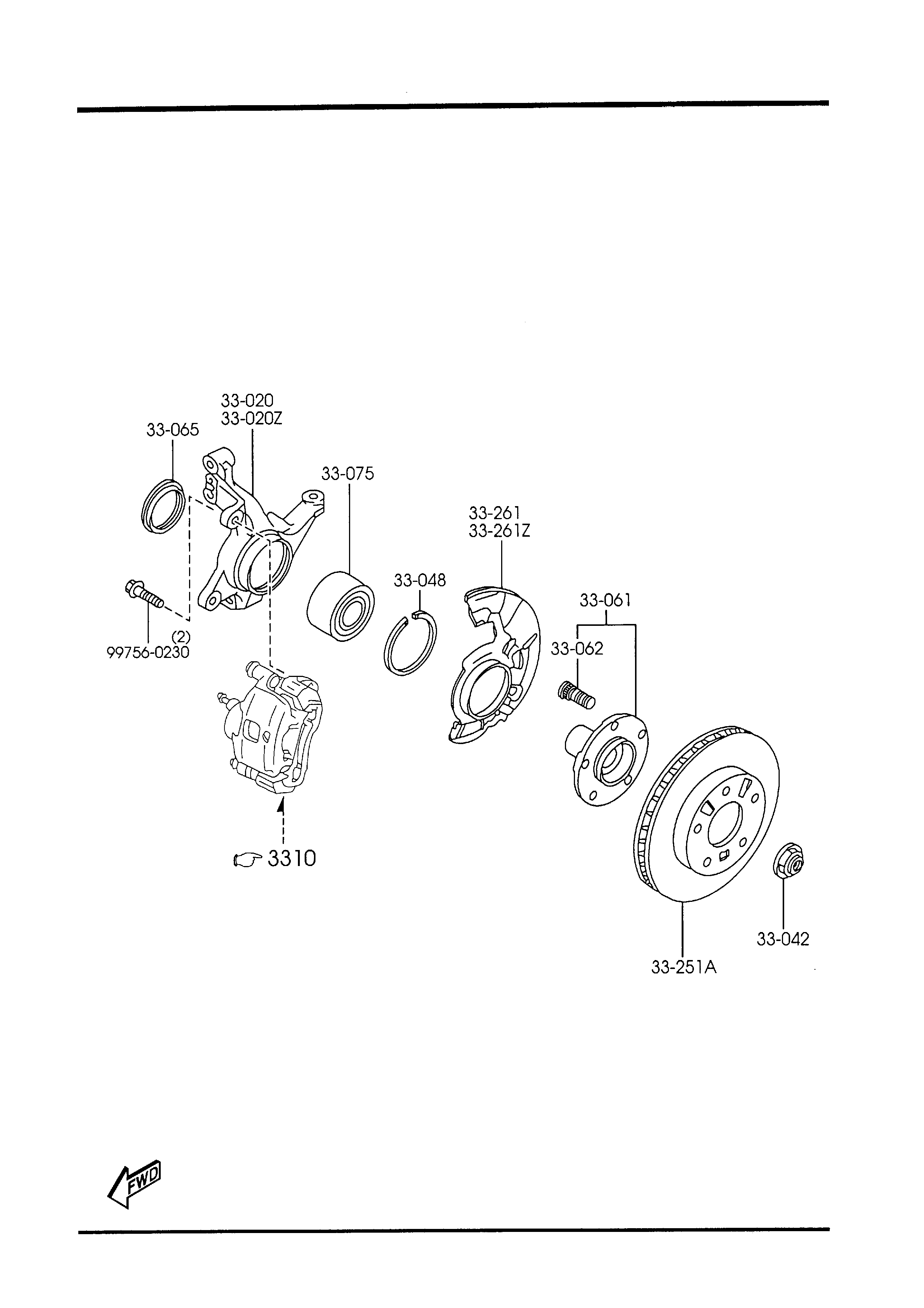 MAZDA GA2Y-33-25XA - Jarrulevy inparts.fi