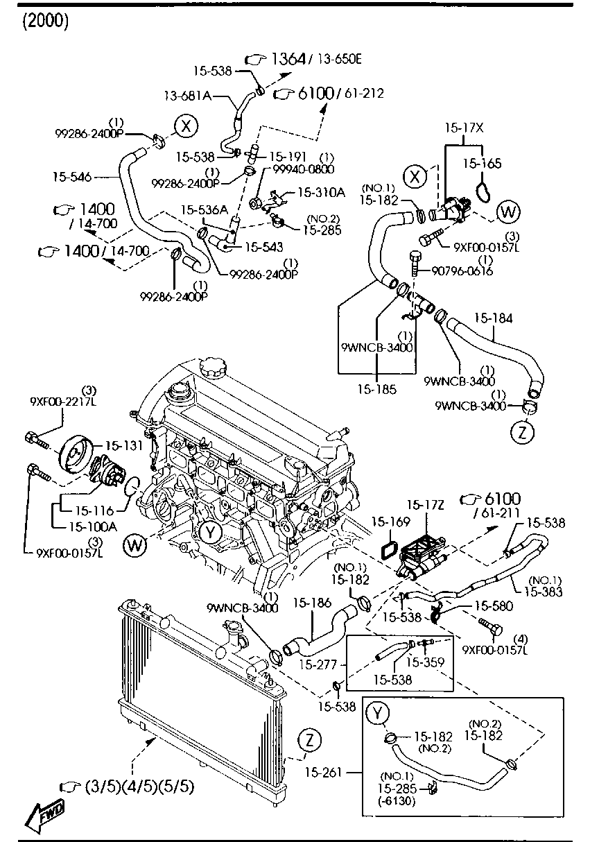 FORD LF94-15-100A - Vesipumppu inparts.fi