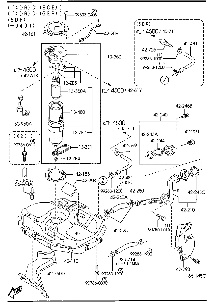 TOYOTA ZL05-20-490 - FILTER&BODY,FUEL inparts.fi