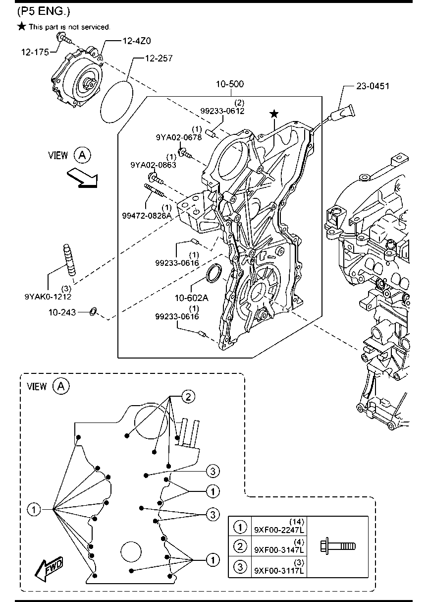 MAZDA PE01-10-602 - Akselitiiviste, kampiakseli inparts.fi