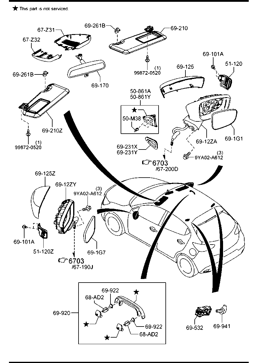 MAZDA DA7G-69-181 - Ulkopeili inparts.fi