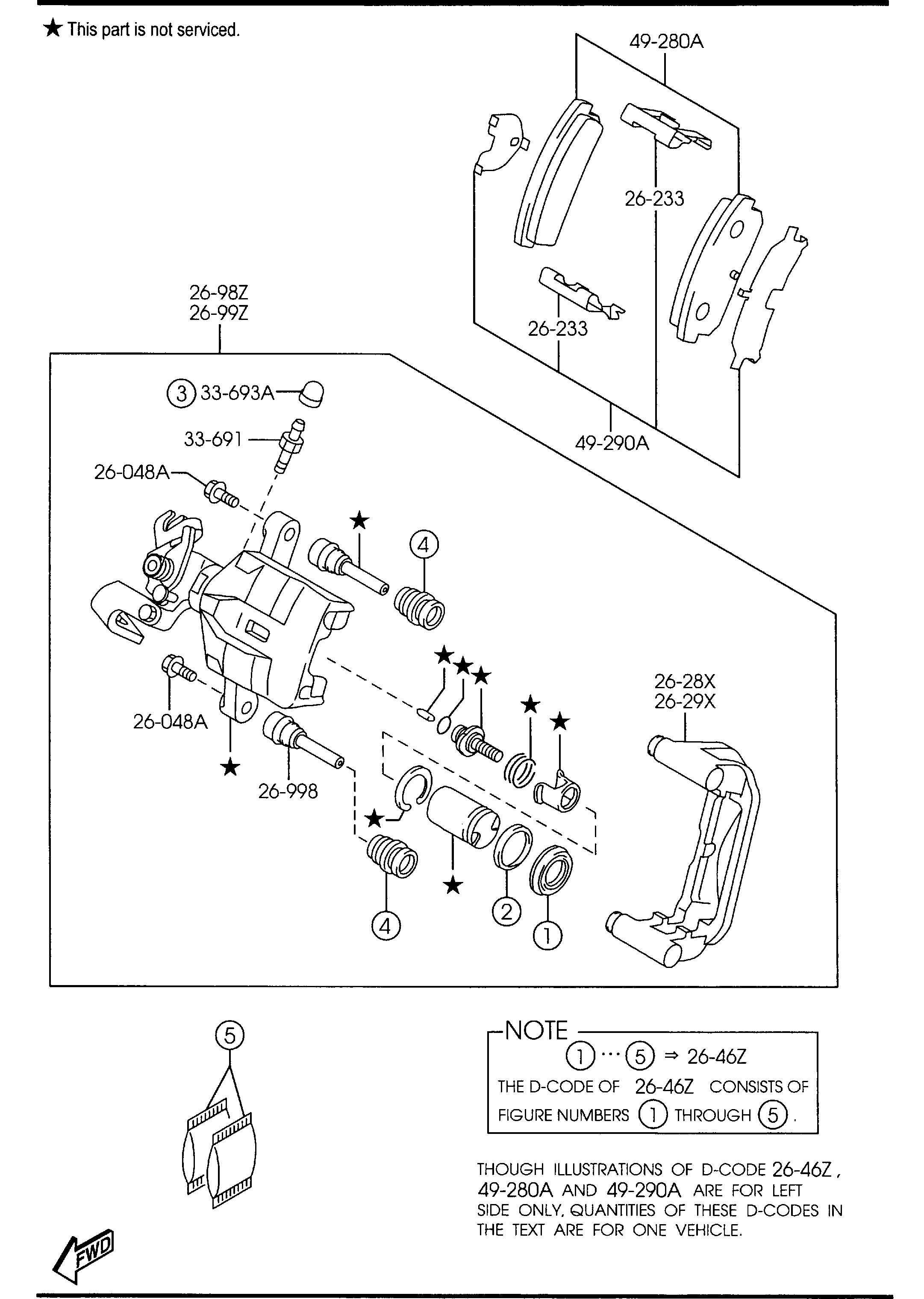 MAZDA GPYA-26-49ZA - Jarrupala, levyjarru inparts.fi