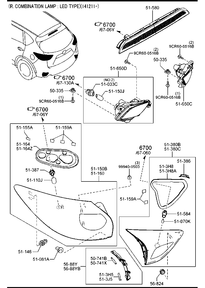 MAZDA KD77-51-650A - Takavalo inparts.fi