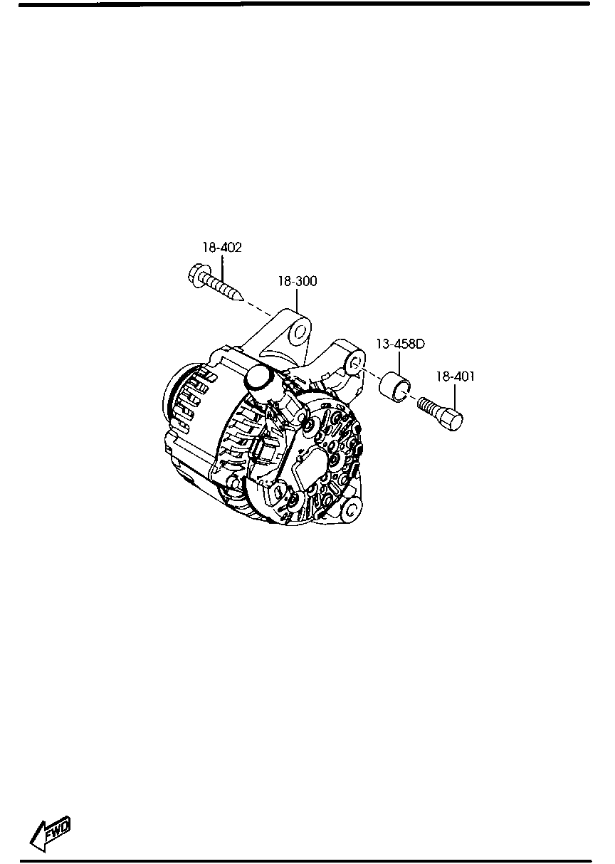 MAZDA Y401-18-300 - Laturi inparts.fi