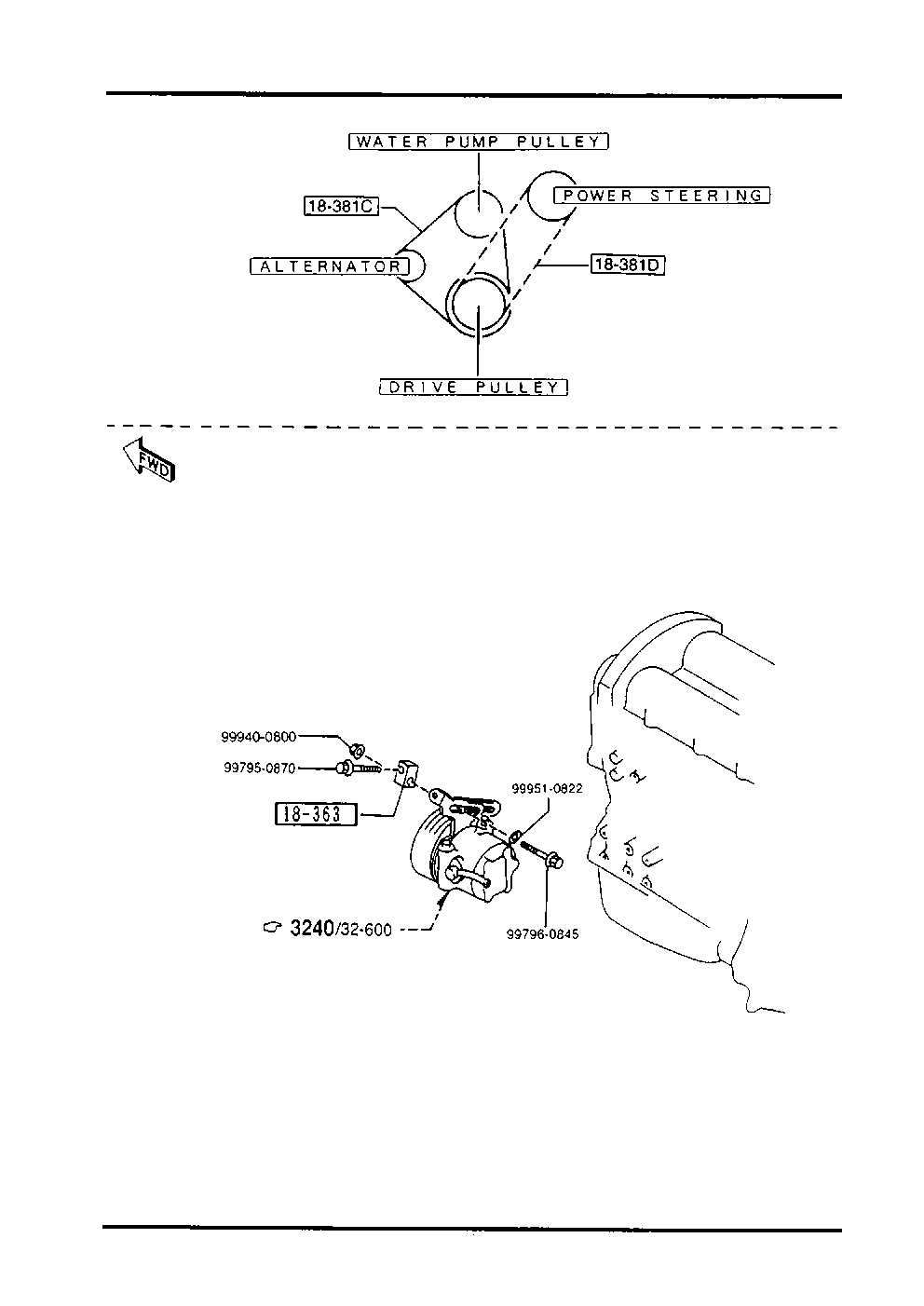 NISSAN B61P-15-907A - Moniurahihna inparts.fi