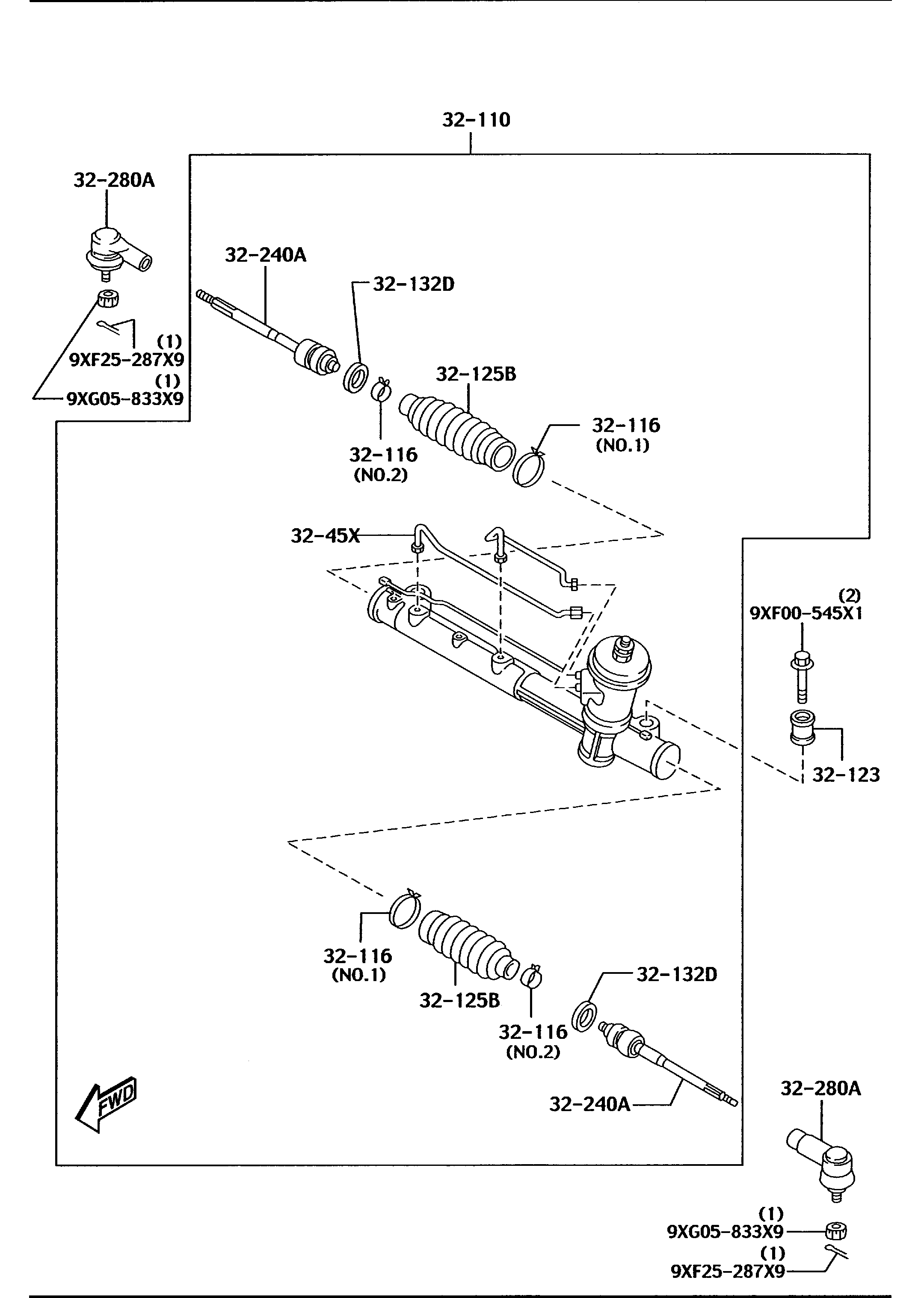 MAZDA EC01-32-240 - Raidetangon pää, suora inparts.fi