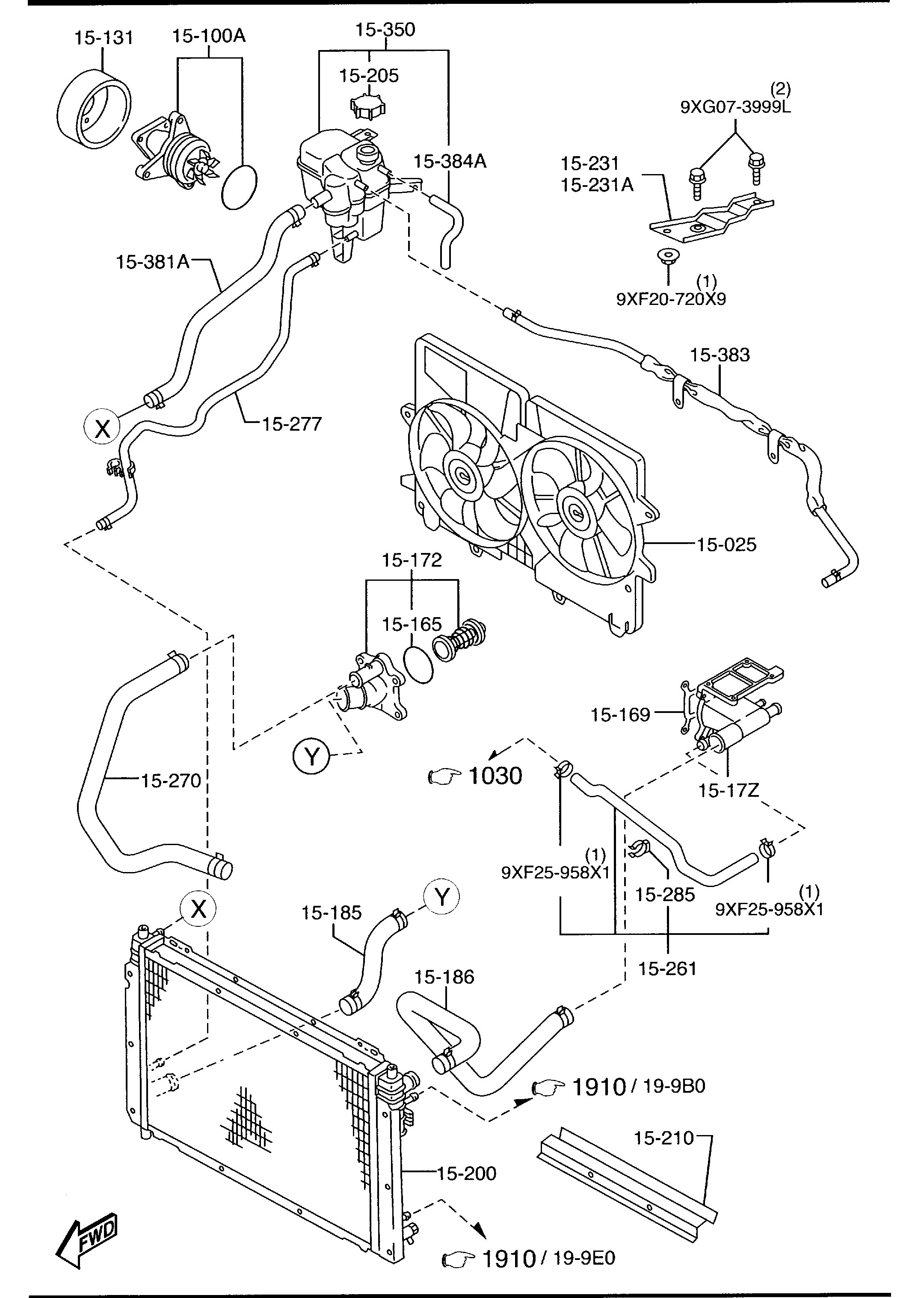 MAZDA ZZC1-15-172 - Termostaatti, jäähdytysneste inparts.fi