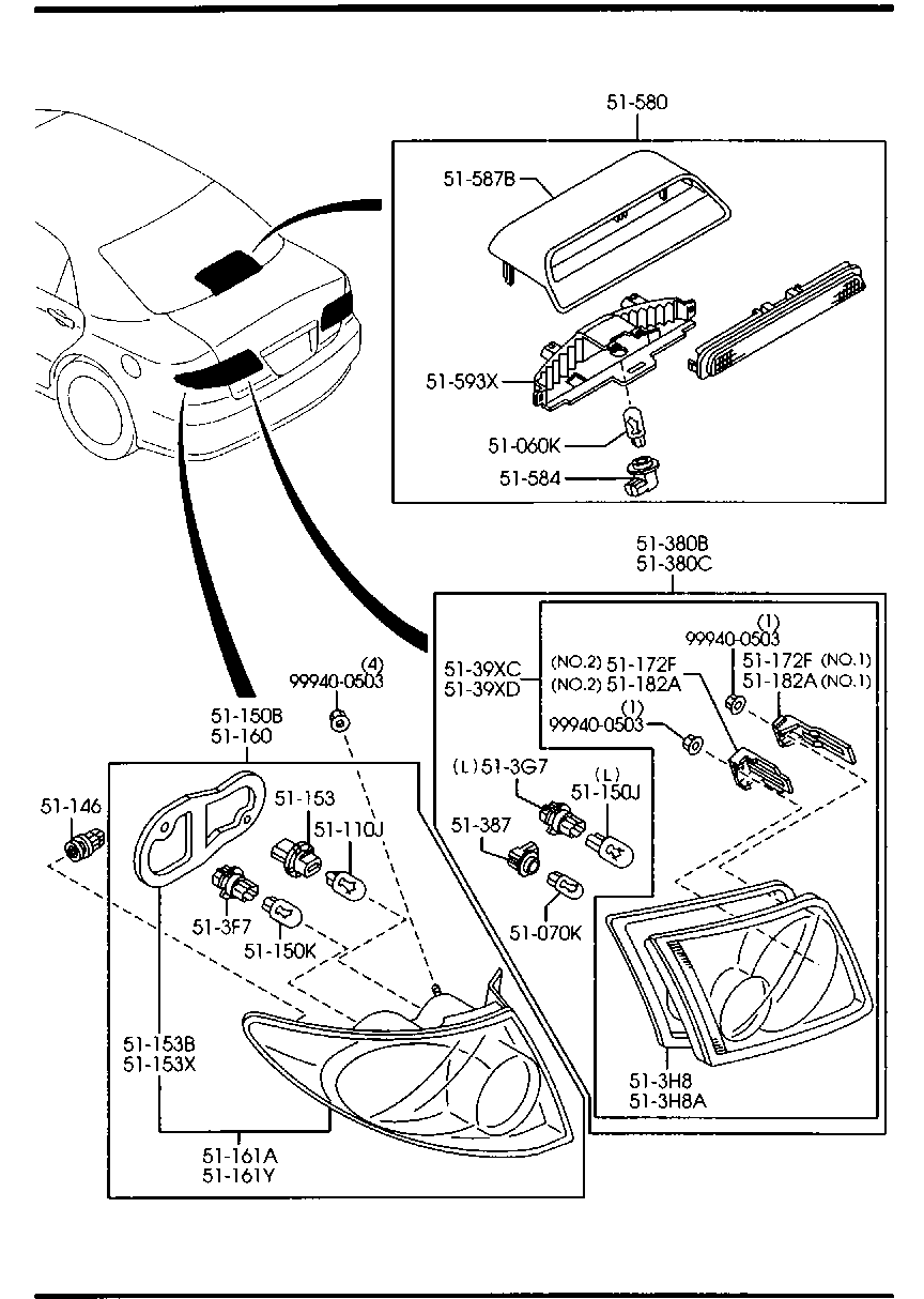 MAZDA GR1A-51-160A - Takavalo inparts.fi