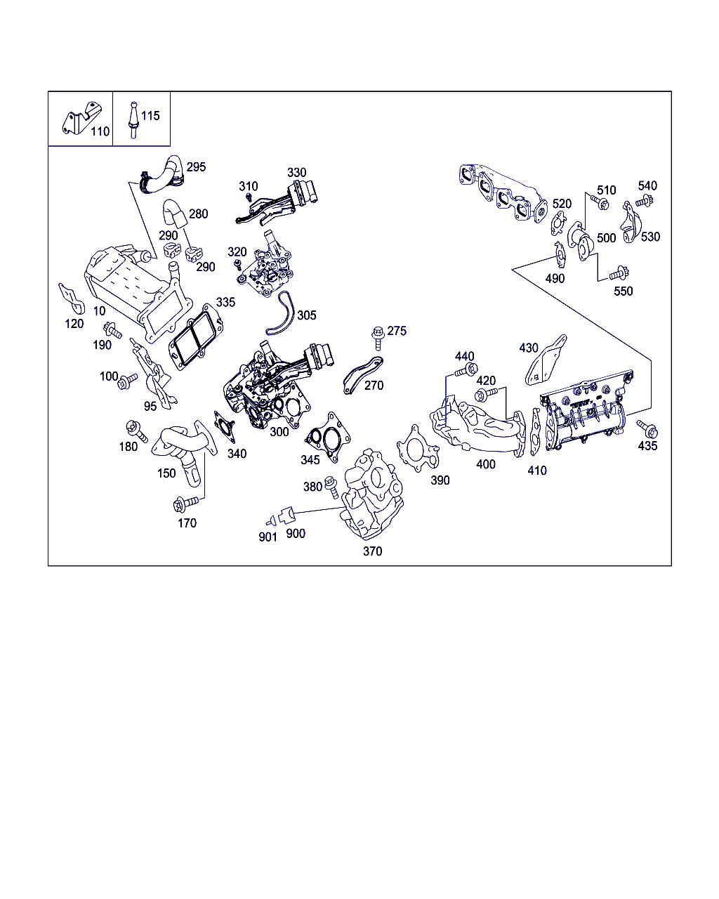 Mercedes-Benz A 651 140 08 60 - Venttiili, pakokaasun kierrätys inparts.fi