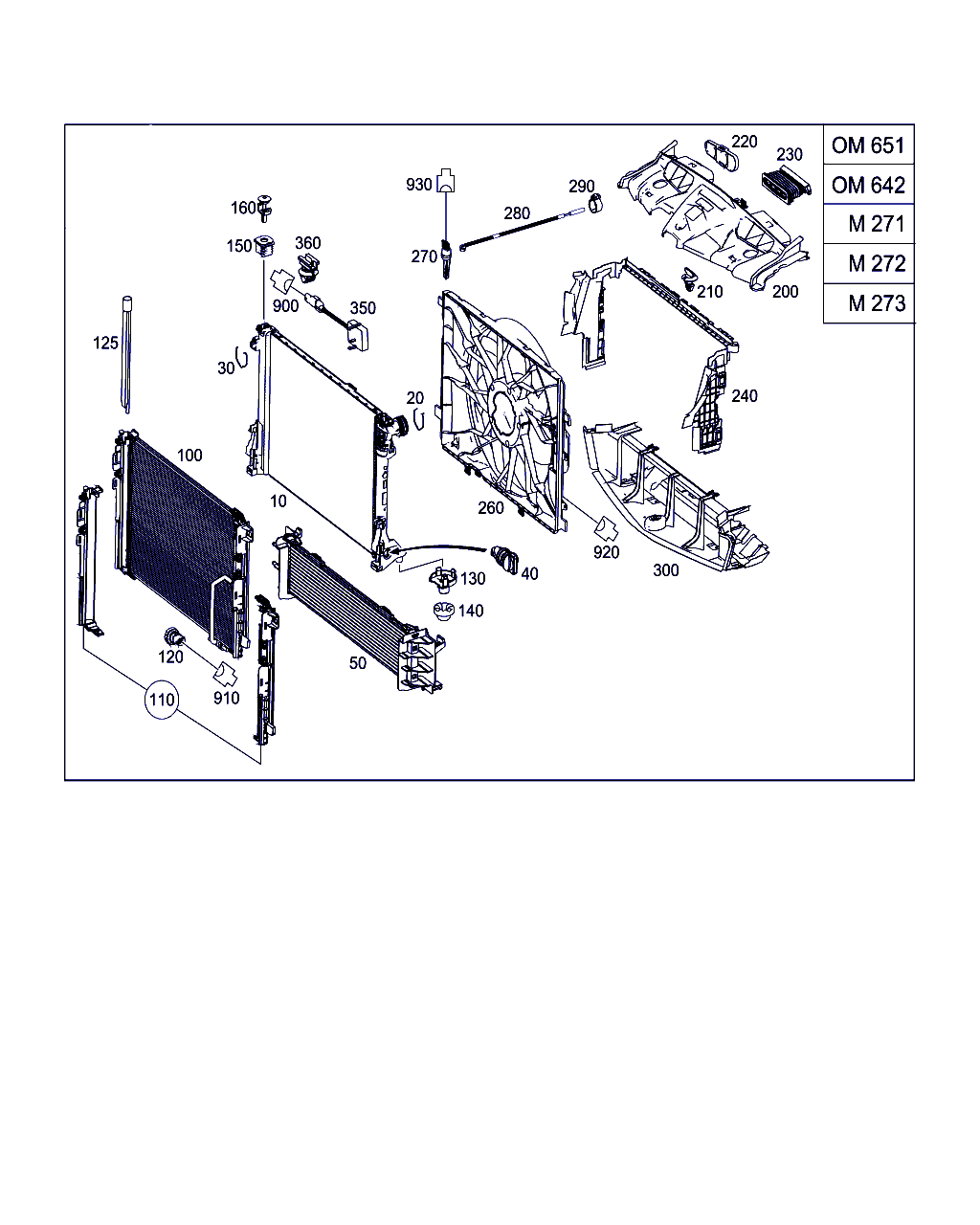 Mercedes-Benz A 204 500 36 03 - Jäähdytin,moottorin jäähdytys inparts.fi