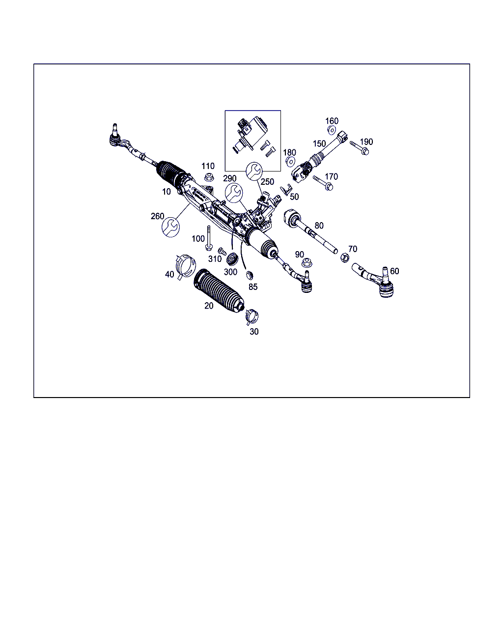 Mercedes-Benz A 204 330 09 03 - Raidetangon pää inparts.fi