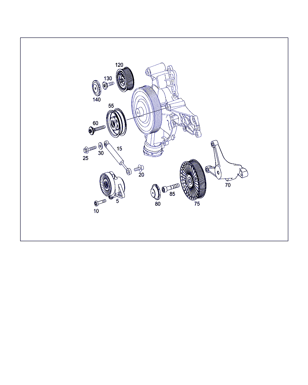 Mercedes-Benz A 272 200 00 70 - Hihnankiristin, moniurahihna inparts.fi