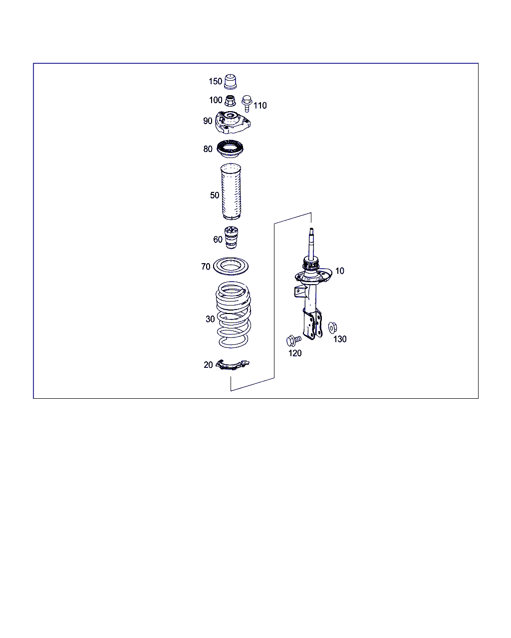 Mercedes-Benz A 246 321 03 06 - Vaimennuskumi, jousitus inparts.fi