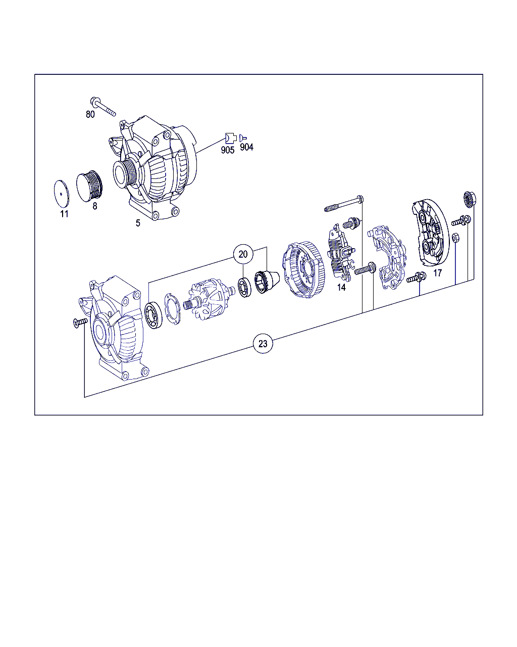 Mercedes-Benz A 646 150 02 60 - Hihnapyörä, laturi inparts.fi