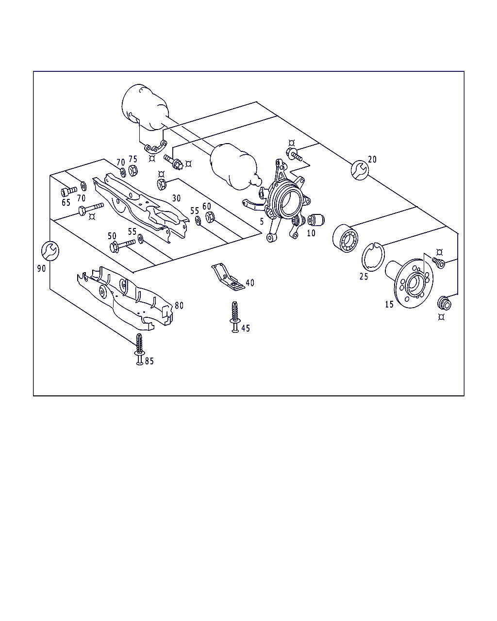 Mercedes-Benz A 220 980 01 16 - Pyöränlaakerisarja inparts.fi