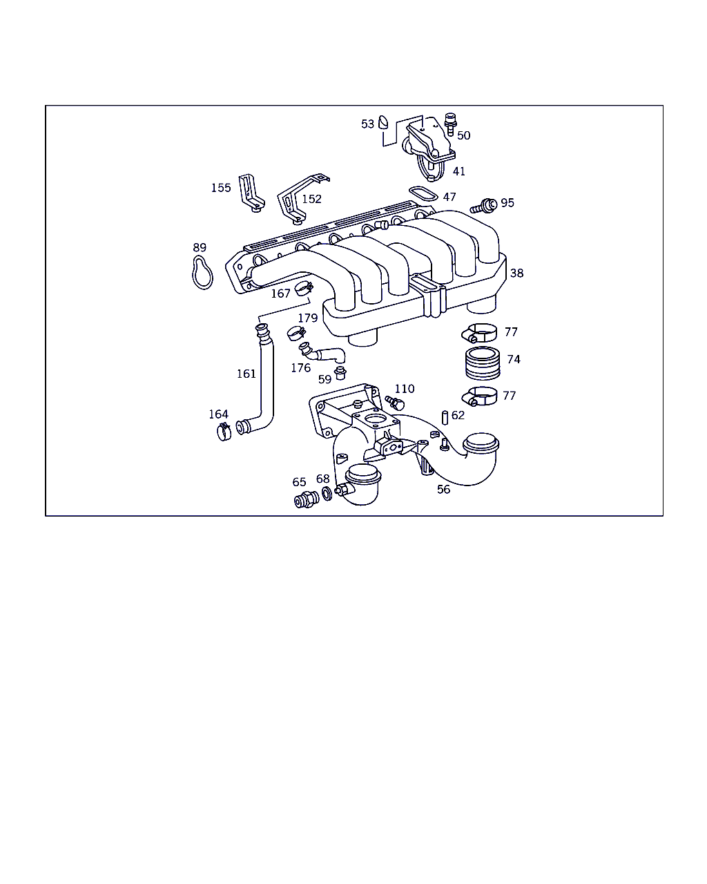 Mercedes-Benz A 104 141 10 80 - Tiiviste, imusarja inparts.fi