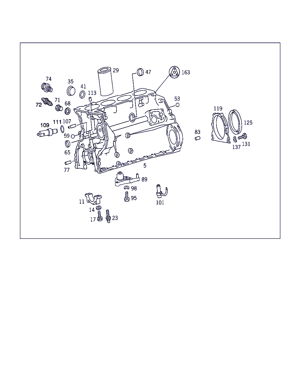 Mercedes-Benz A 604 010 00 14 - Akselitiiviste, kampiakseli inparts.fi