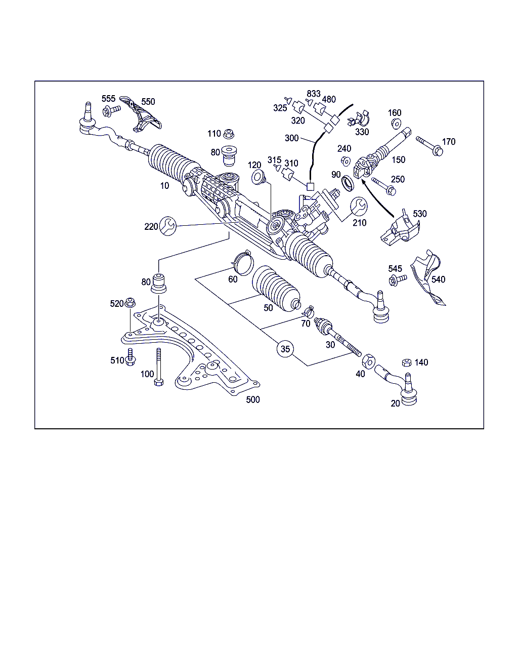 Mercedes-Benz A 211 330 29 03 - Raidetangon pää, suora inparts.fi